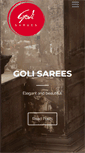 Mobile Screenshot of golisarees.com